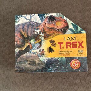 Madd Capp I Am T-Rex Shaped 100pc Jigsaw Puzzle Unique Puzzle